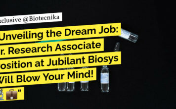 Jubilant Biosys MSc & MTech Biotech, Biochem Research Associate Job – Apply Online Jubilant Biosys Biotech Vacancy