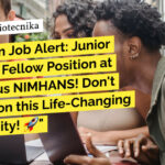 NIMHANS Research Job Openings