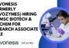 Novonesis (Formerly Novozymes) Hiring BE, MSc Biotech & Biochem For Research Associate Role Novonesis Biotech Research Associate Job
