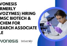 Novonesis (Formerly Novozymes) Hiring BE, MSc Biotech & Biochem For Research Associate Role Novonesis Biotech Research Associate Job