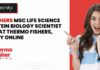 Freshers MSc Life Science Protein Biology Scientist Job at Thermo Fishers, Apply Online Freshers Biology Scientist Job