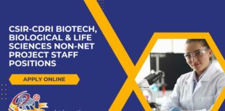 CSIR-CDRI Biotech Jobs