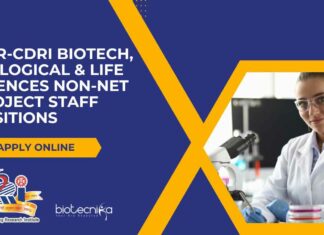 CSIR-CDRI Biotech Jobs