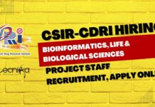 CSIR-CDRI Bioinformatics Project Job