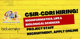 CSIR-CDRI Bioinformatics Project Job