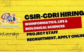 CSIR-CDRI Bioinformatics Project Job