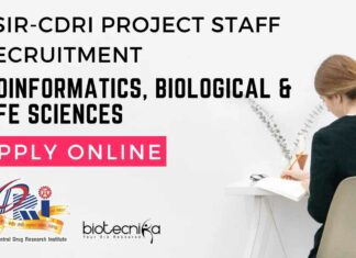 CSIR-CDRI Bioinformatics Project Staff