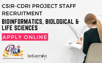 CSIR-CDRI Bioinformatics Project Staff