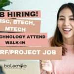 CIAB Hiring! MSc, BTech, MTech Biotechnology Attend Walk-In For JRF/Project Job CIAB Biotechnology Attend Walk-In