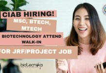 CIAB Biotechnology Attend Walk-In