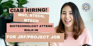 CIAB Biotechnology Attend Walk-In