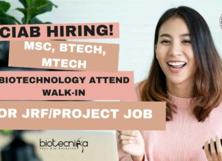 CIAB Biotechnology Attend Walk-In