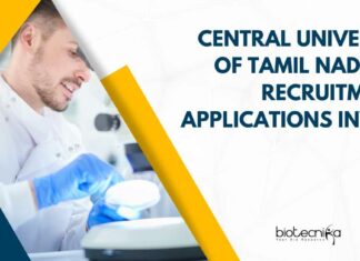 Central University of Tamil Nadu SRF