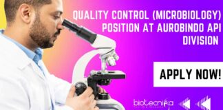 QC Microbiology Aurobindo Pharma