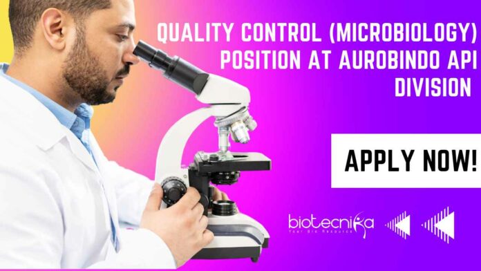QC Microbiology Aurobindo Pharma