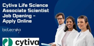 Cytiva Life Science Associate