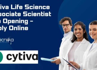 Cytiva Life Science Associate Scientist Job Opening – Apply Online Cytiva Life Science Associate