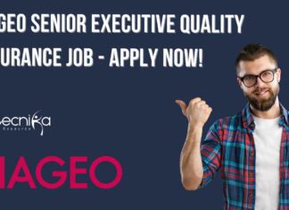 DIAGEO QA Job Vacancy