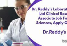 Dr. Reddy’s Labs CRA