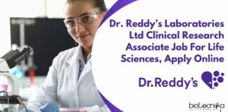 Dr. Reddy’s Labs CRA