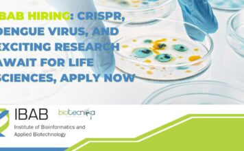 IBAB Hiring: CRISPR, Dengue Virus, and Exciting Research Await For Life Sciences, Apply Now IBAB Hiring