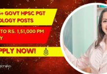 HPSC PGT Biology Posts Recruitment