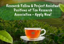 Tea Research Association Projects Job Openings