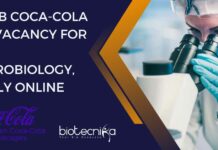 HCCB Coca-Cola QA Vacancy For MSc Microbiology, Apply Online HCCB Coca-Cola QA Vacancy