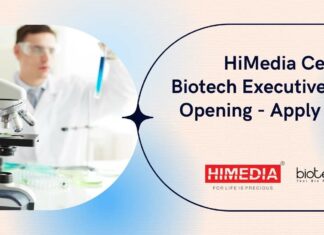 HiMedia CellBio Biotech Executive Job Opening - Apply Now