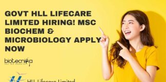 Govt HLL Lifecare Limited Hiring
