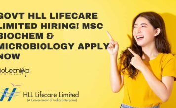 Govt HLL Lifecare Limited Hiring