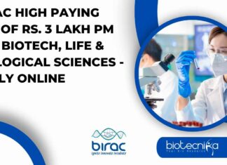 BIRAC Vacancies For Biotechnology