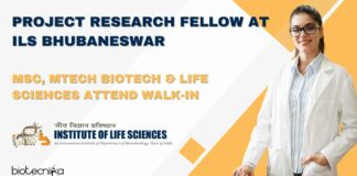 Project Research Fellow ILS Bhubaneswar