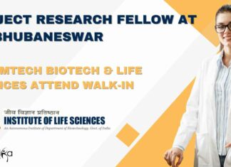 Project Research Fellow ILS Bhubaneswar