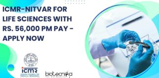 ICMR-NITVAR For Life Sciences