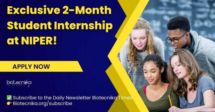 2-Month Student Internship at NIPER