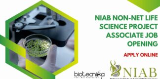 NIAB Non-NET Life Science Project