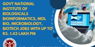 Govt NIB Bioinformatics Scientist Jobs