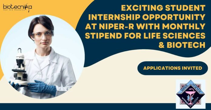 NIPER Student Internship