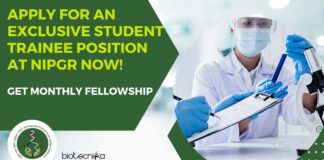 NIPGR Student Trainee Life Sciences