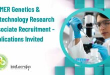 PGIMER Genetics & Biotechnology Research Associate Recruitment – Applications Invited PGIMER Genetics Research Vacancy