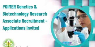 PGIMER Genetics Research Vacancy