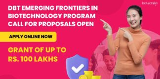 DBT Emerging Frontiers in Biotechnology