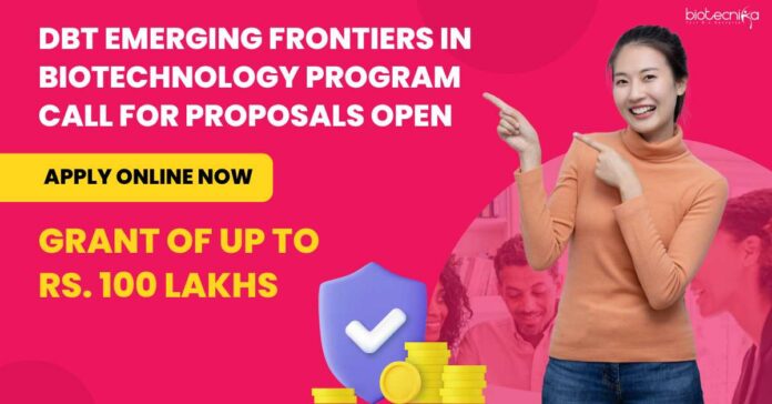 DBT Emerging Frontiers in Biotechnology