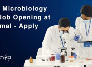 MSc Microbiology QC Job Opening