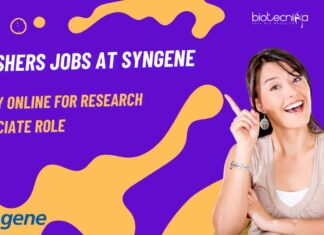 Freshers Vacancies at Syngene