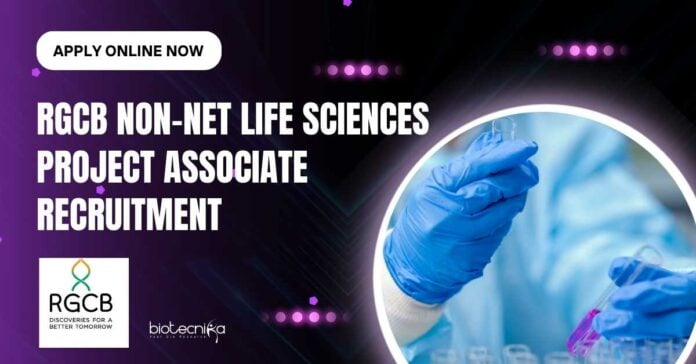 RGCB Non-NET Life Sciences Project