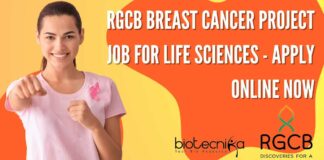 RGCB Cancer Project Job