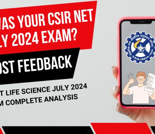 CSIR NET Life Science July