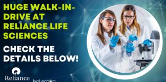 Reliance Life Sciences Vacancies